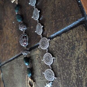 Lucky Brand One Silver And One 2 Tone Bracelet Set